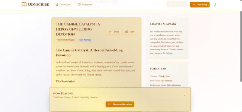 Odyscribe - Your Hero Journaling App – screenshot 9