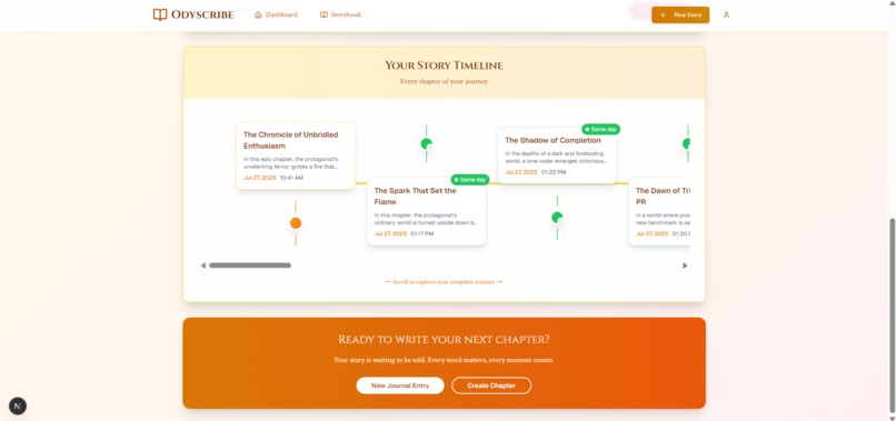 Odyscribe - Your Hero Journaling App – screenshot 12