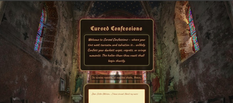 Cursed Confessions – screenshot 1