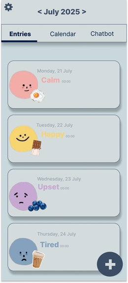 MoodBites – screenshot 3