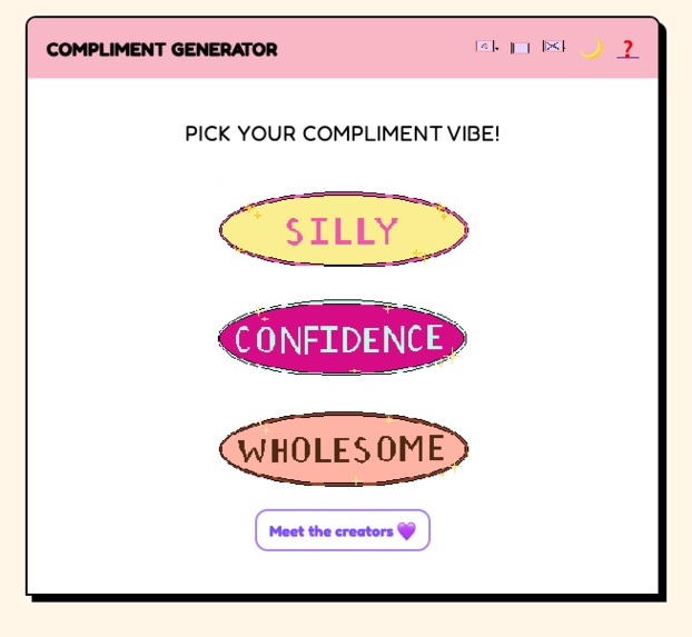 Compliment Generator – screenshot 2