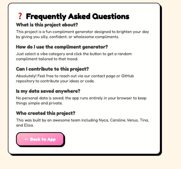 Compliment Generator – screenshot 5