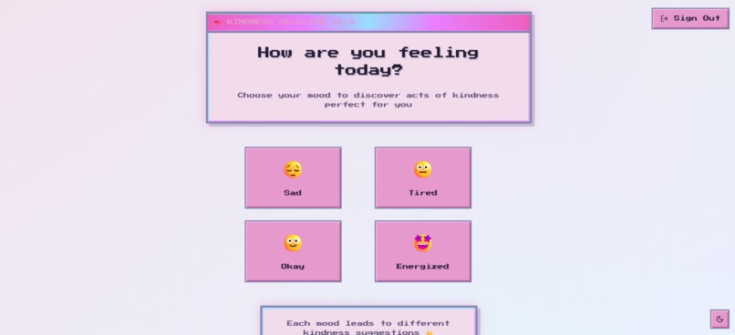 Mood kindness app – screenshot 8