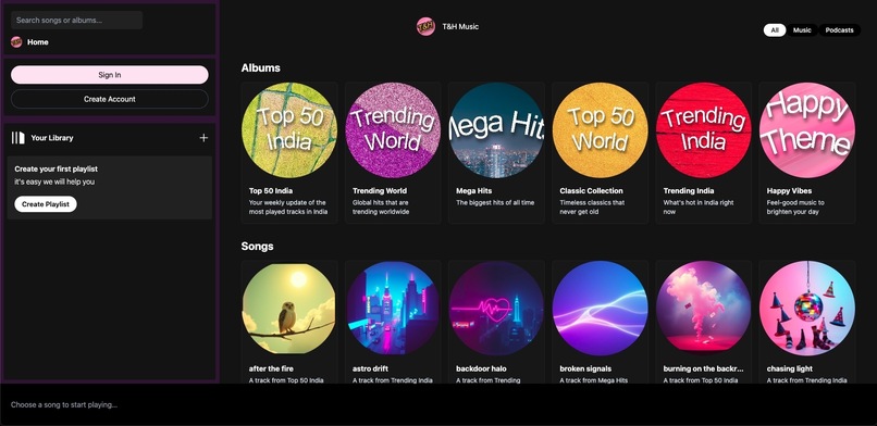 T&H Music – screenshot 1