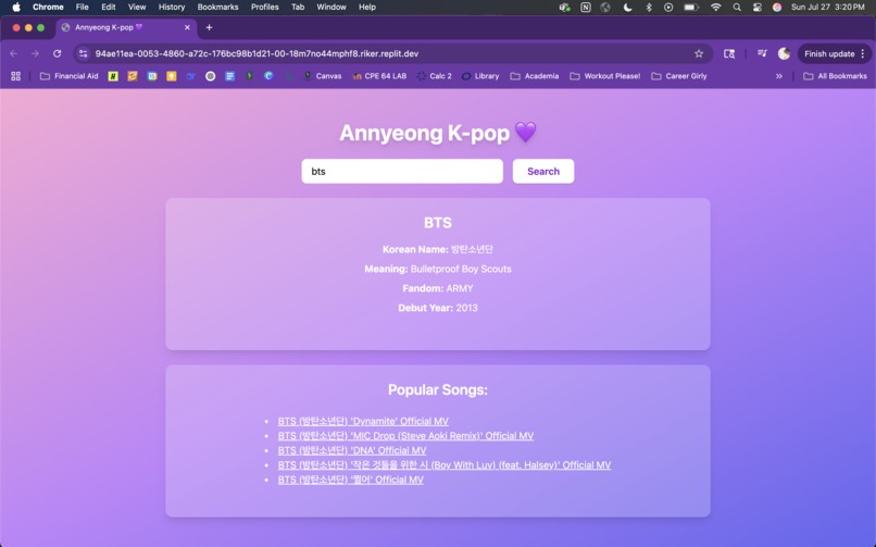 Annyeong K-pop <3 – screenshot 2