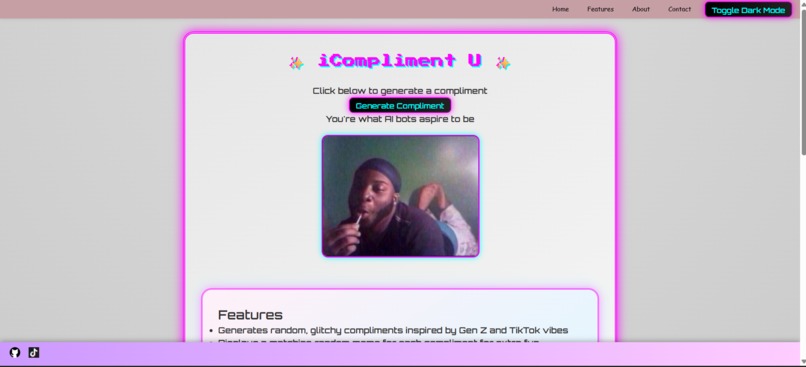 iComplimentU – screenshot 1