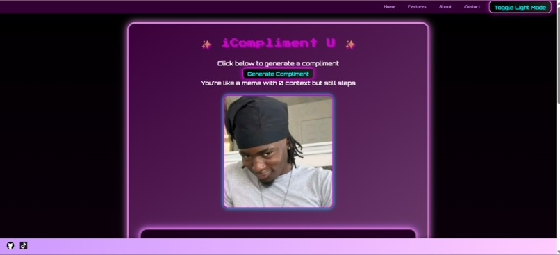 iComplimentU – screenshot 2
