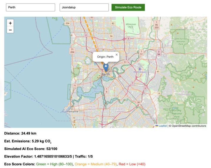 EcoRoute.AI – screenshot 1