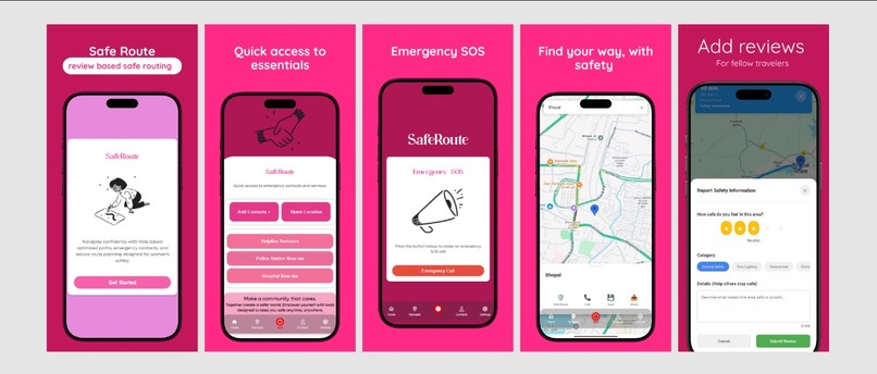 SafeRoute – screenshot 1