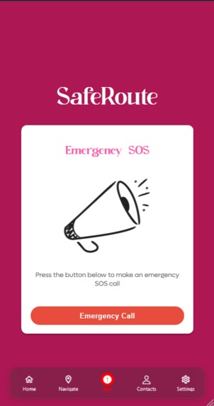 SafeRoute – screenshot 3