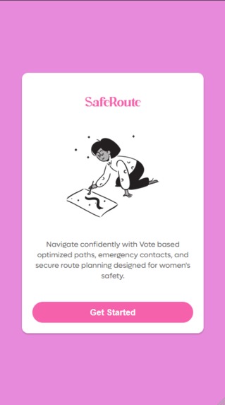 SafeRoute – screenshot 2
