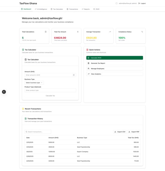 TaxFlow Ghana – screenshot 5