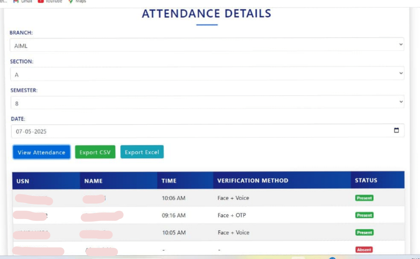 Smart Attendance system | Devpost
