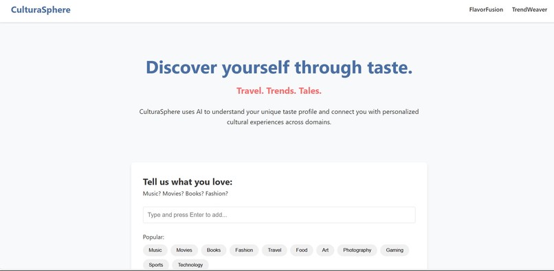 CulturaSphere – screenshot 1