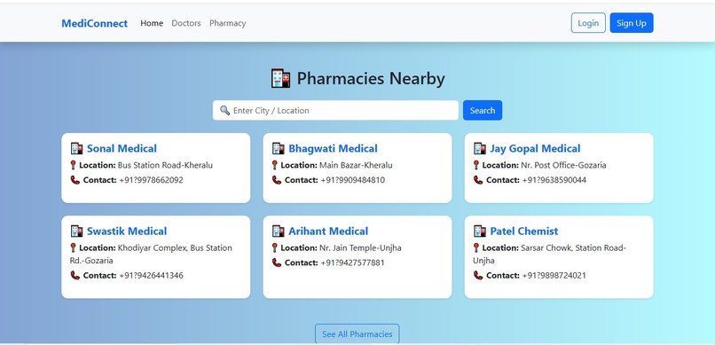 MediConnect – Local Medicine & Doctor Finder – screenshot 2