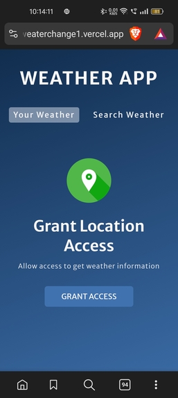 Weather App – screenshot 1
