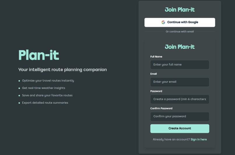 Plan-it – screenshot 2