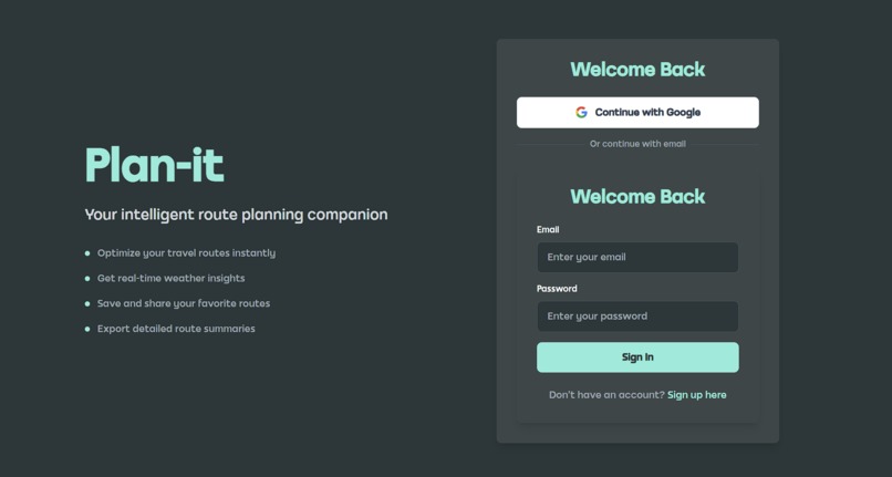Plan-it – screenshot 1