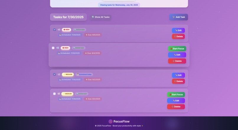 FocusFlow – screenshot 5