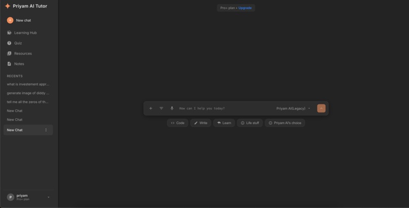 Priyam Ai tutor – screenshot 1