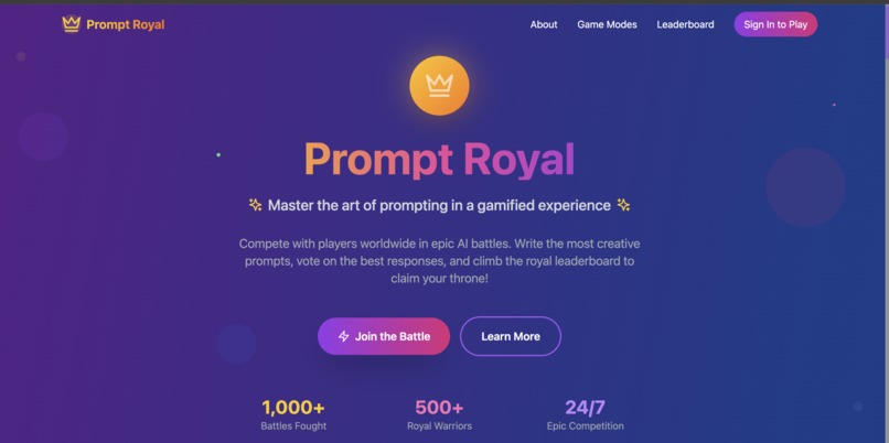 Prompt Royal – screenshot 1