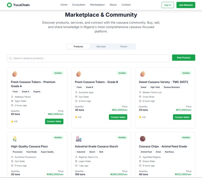 YucaChain – screenshot 3