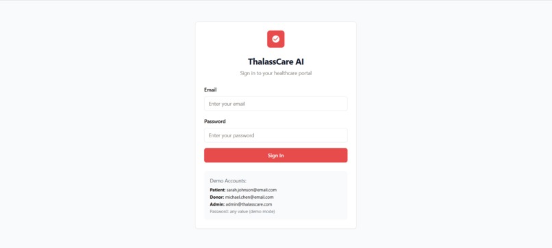 ThalassCareAI – screenshot 1