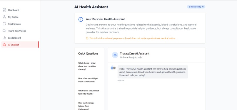 ThalassCareAI – screenshot 5