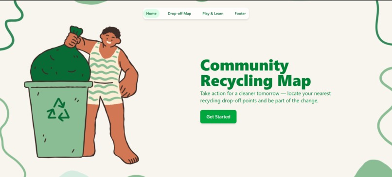 EcoTrack - Community Recycling Map – screenshot 1