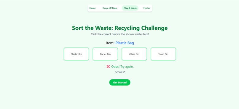 EcoTrack - Community Recycling Map – screenshot 2