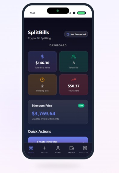 SplitBills – screenshot 1