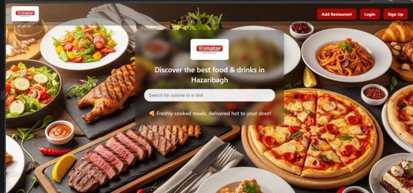 Tamatar - Food Delivery Website – screenshot 1