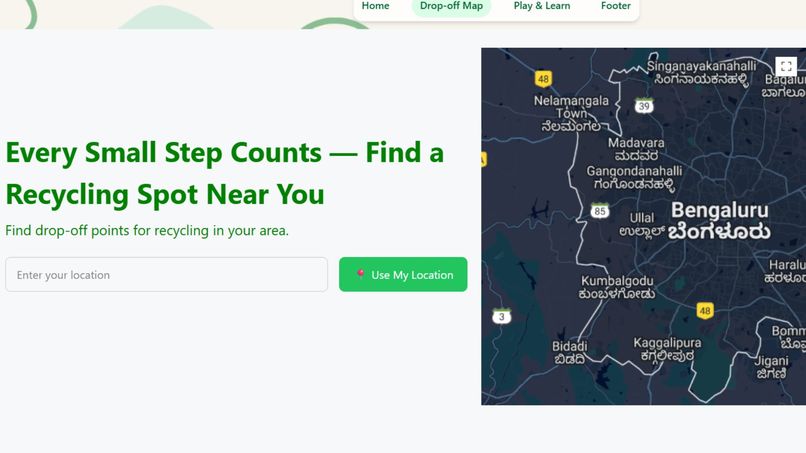 EcoTrack - Community Recycling Map – screenshot 3