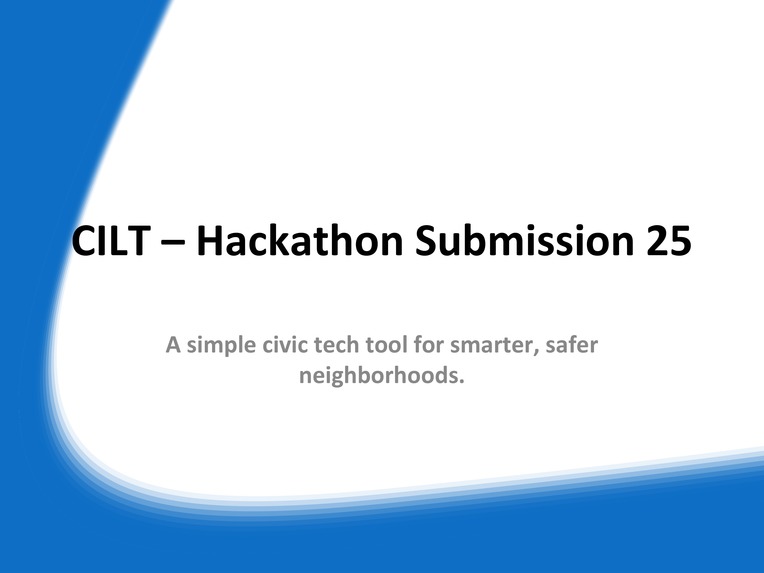 CILT – Community Issue & Location Tracker – screenshot 2