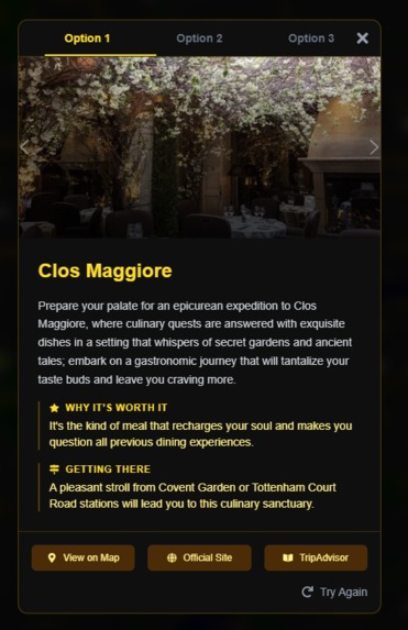 CityBreaker: The AI-Powered City Break Planner – screenshot 6