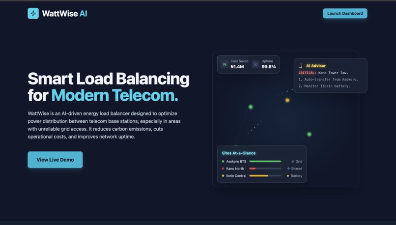 WattWise AI – screenshot 1