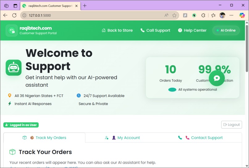 AI-Powered Autonomous E-Commerce Agent for Nigeria Market – screenshot 1