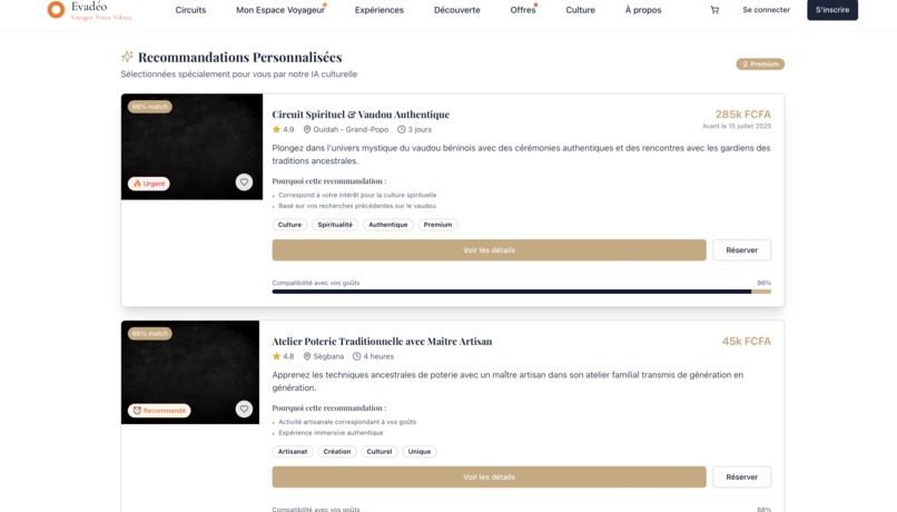 EVADEO – screenshot 2