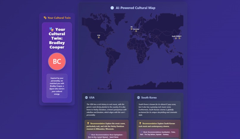 TasteMirror AI – Discover Your Cultural Twin Through Taste – screenshot 5