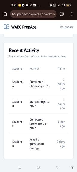 PrepAce – screenshot 1