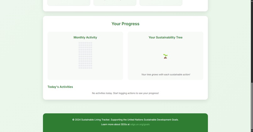 Sustainable Living Tracker – screenshot 3