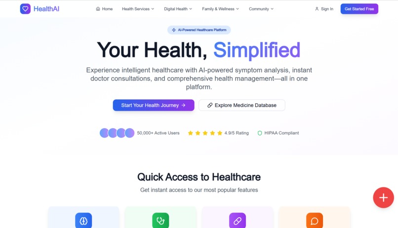 HEALTH AI – screenshot 1