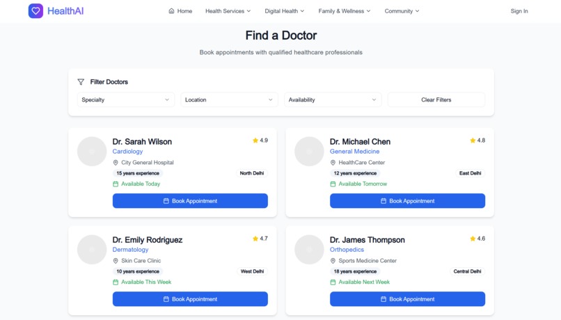 HEALTH AI – screenshot 4