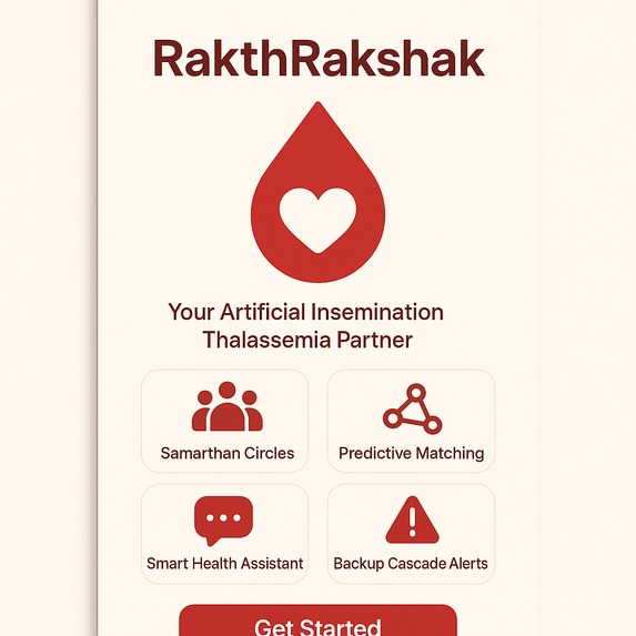 RakthRakshak: Your AI-Powered Thalassemia Companion – screenshot 1