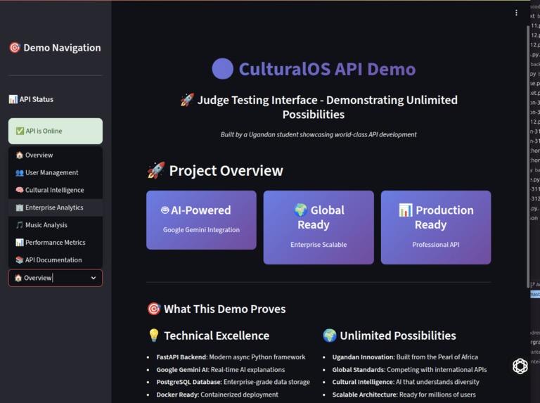 Cultural-OS – screenshot 1