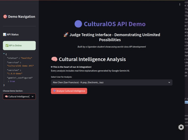 Cultural-OS – screenshot 2