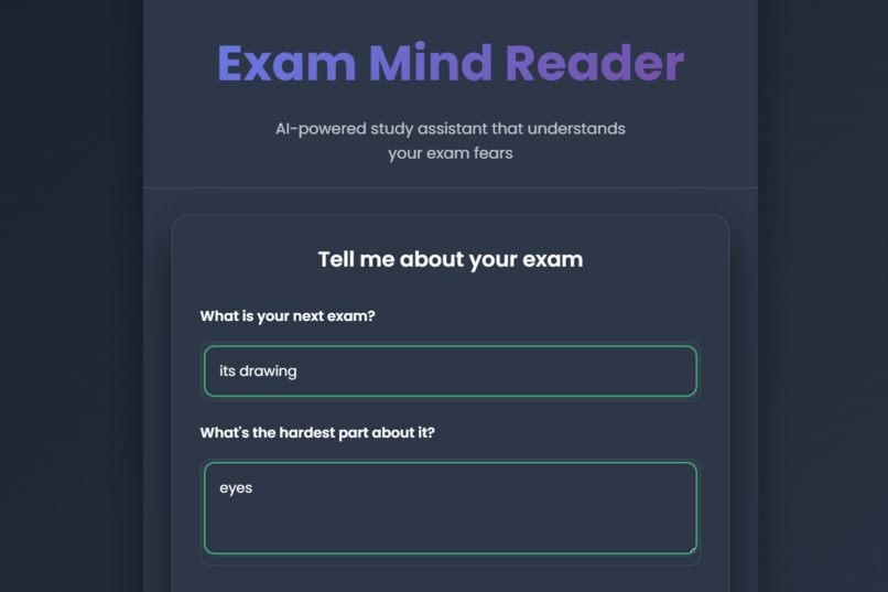 Exam Mind Reader – screenshot 1