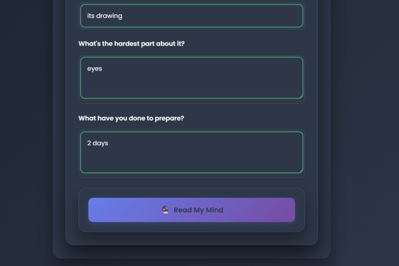 Exam Mind Reader – screenshot 2