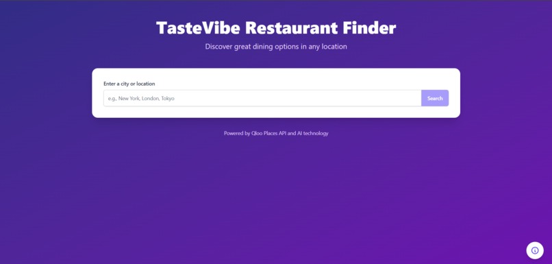 TasteVibe – screenshot 1