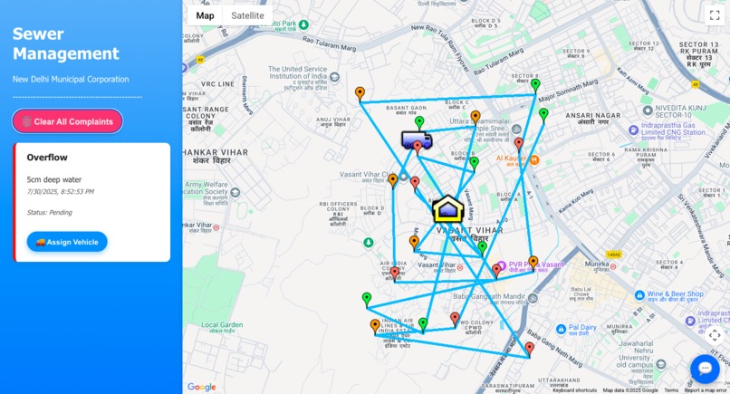 DrainGuard: AI-Powered Drainage Monitoring System  – screenshot 1